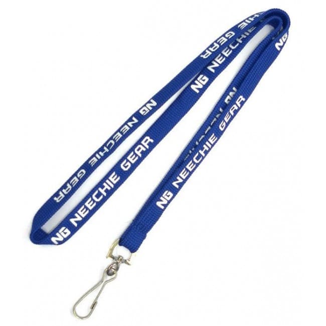 Custom Printed 15mm Tubular Polyester Lanyard - 2 Sides