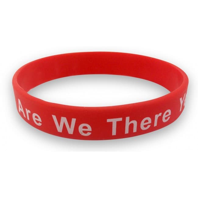 Custom Printed Single Colour Wristband - Printed