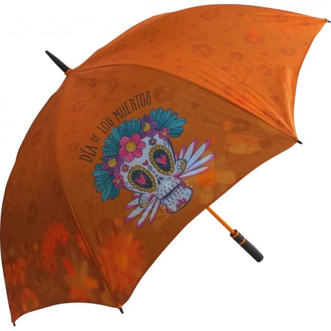 Custom Printed FARE Style UK AC Double Canopy Umbrella - Image 1