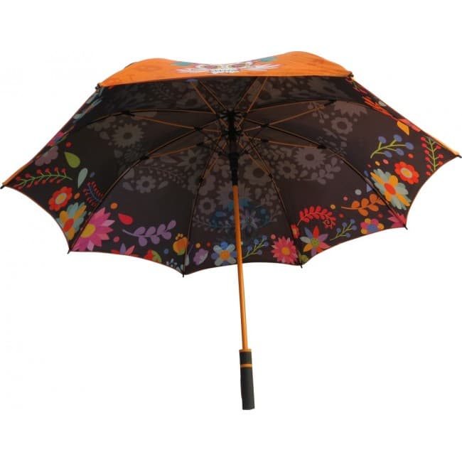 Custom Printed FARE Style UK AC Double Canopy Umbrella - Image 2