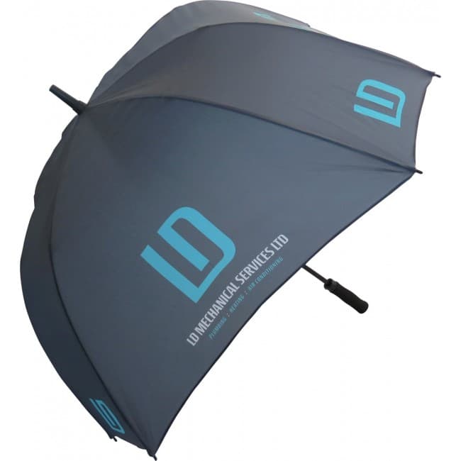 Custom Printed Fibrestorm Auto Square Umbrella - Image 1