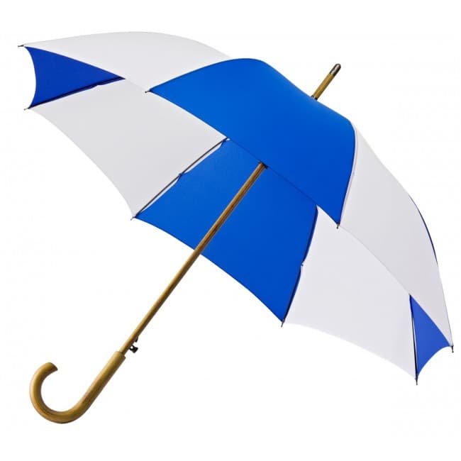 Custom Printed Executive Wood Crook Umbrella - Image 6