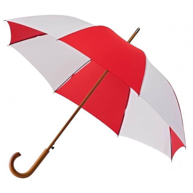 Custom Printed Executive Wood Crook Umbrella - Image 9