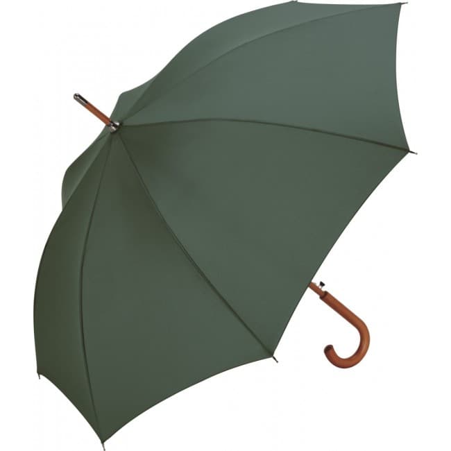 Custom Printed FARE Woodshaft AC Regular Umbrella - Image 4