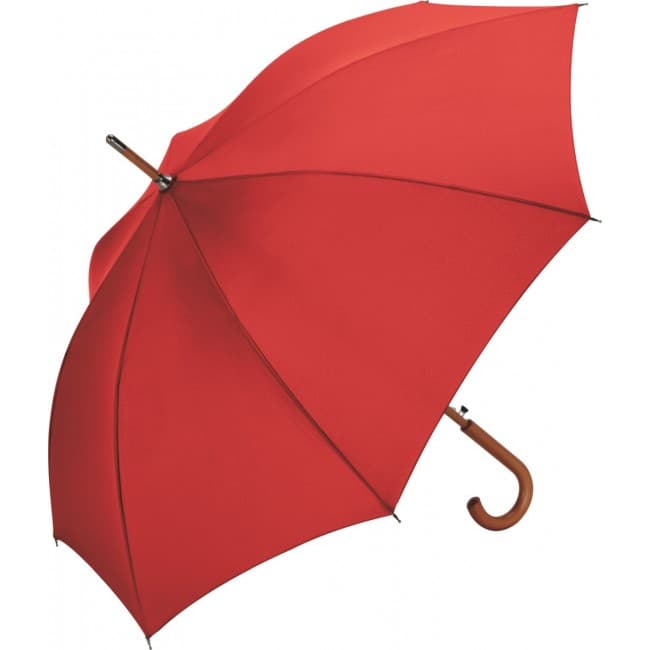 Custom Printed FARE Woodshaft AC Regular Umbrella - Image 5