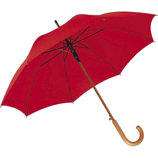 Custom Printed FARE Woodshaft AC Regular Umbrella - Image 7