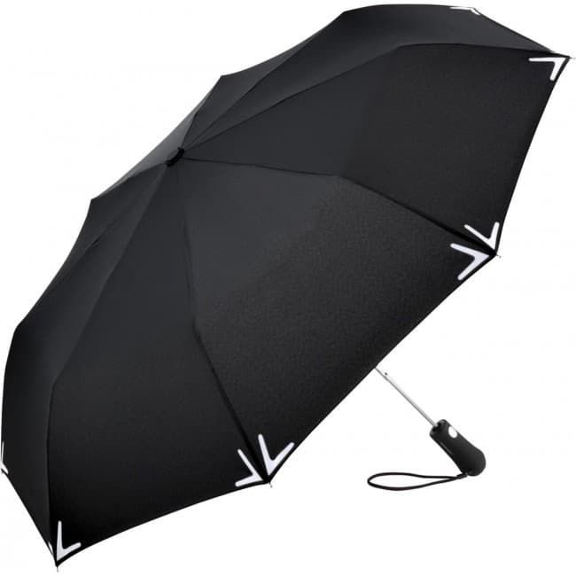 Custom Printed FARE SafeBrella AC LED Mini Umbrella - Image 2