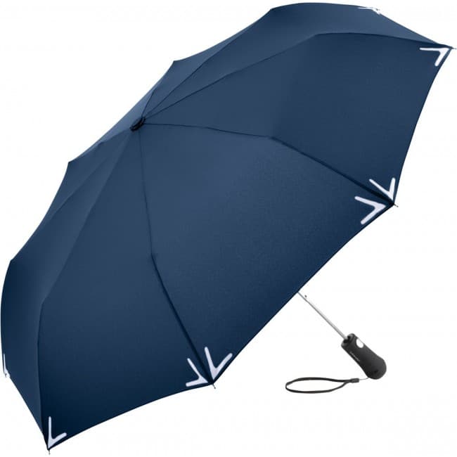 Custom Printed FARE SafeBrella AC LED Mini Umbrella - Image 3