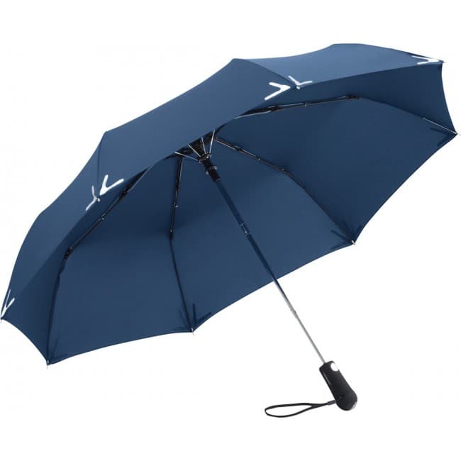 Custom Printed FARE SafeBrella AC LED Mini Umbrella - Image 5