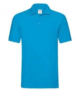 Custom Printed Fruit of the Loom Premium Cotton Piqué Polo Shirt - Image 5