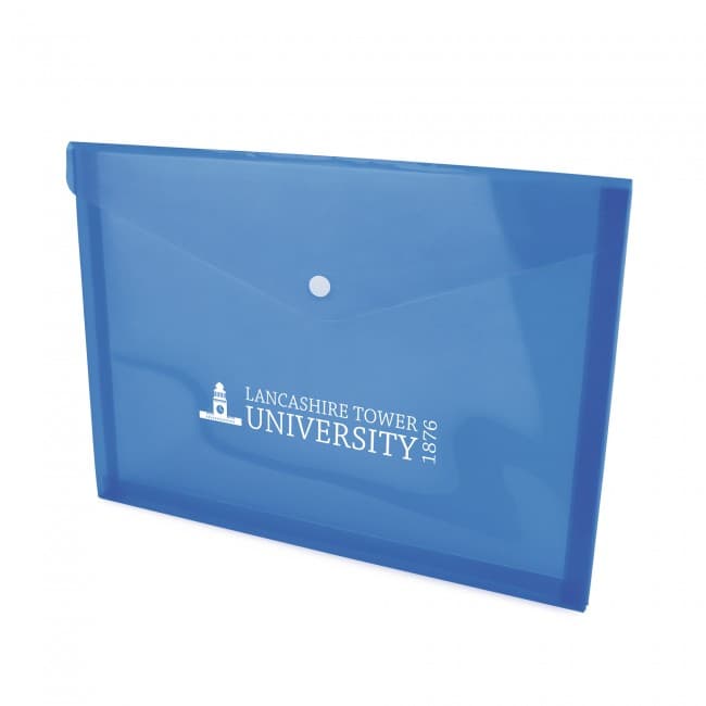 Custom Printed Hyde Translucent Document Folder - Image 1