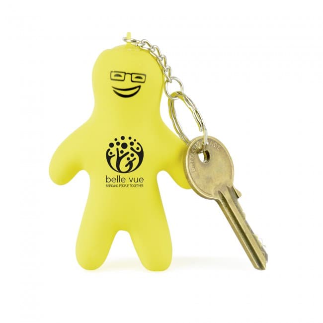 Custom Printed Small Person Stress Keyring