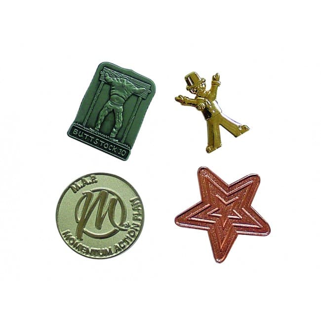 Custom Printed Metal Relief Badges