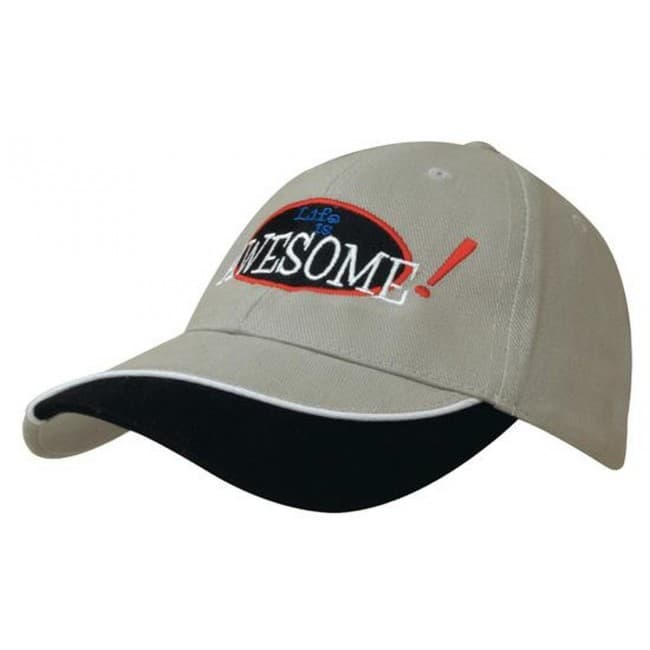 Custom Printed Foam Front A Frame Cap with Mesh Back - Image 1