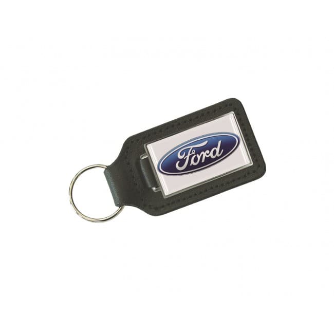 Custom Printed UK Leather Key Fobs