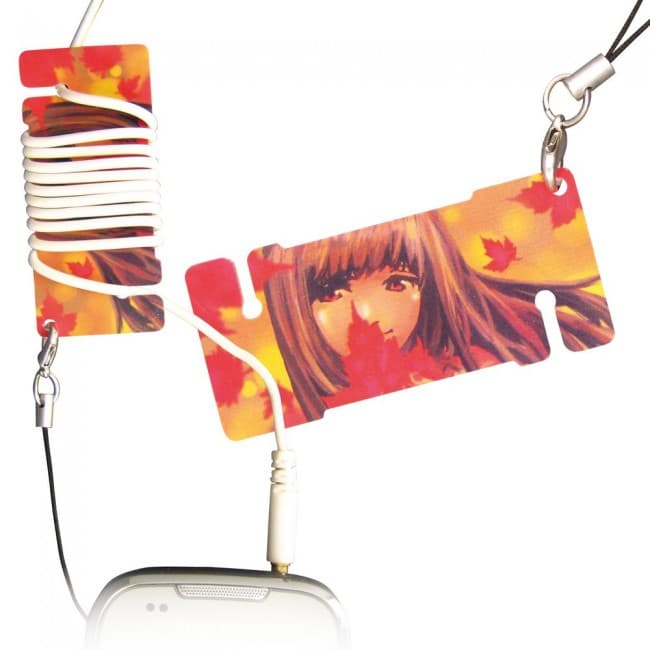 Custom Printed Mini Plastic Earphone Winder Card