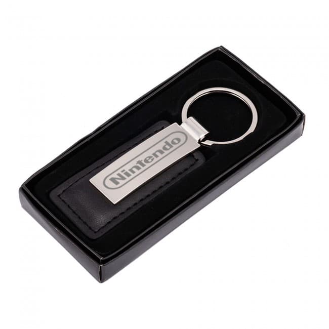 Custom Printed Leather Fob Executive Keyring