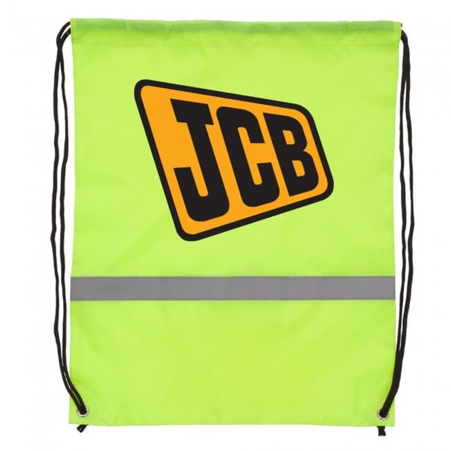 Custom Printed Reflective Drawstring Bag