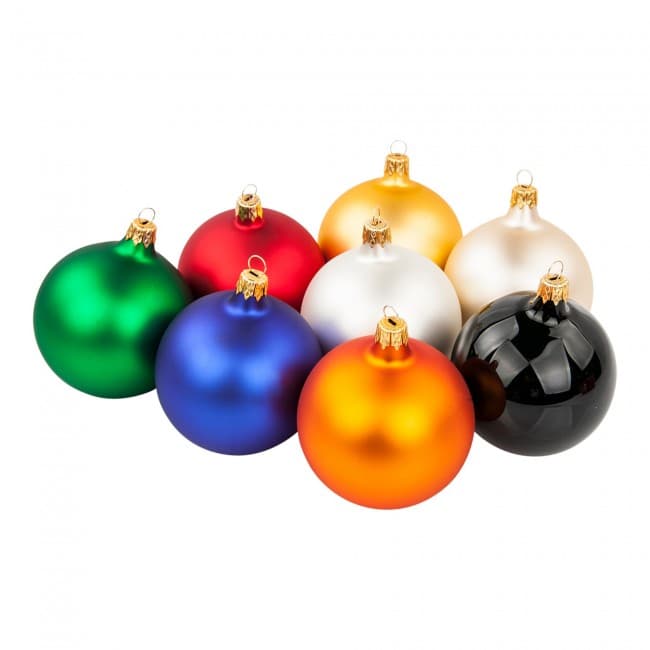 Custom Printed Glass Christmas Baubles