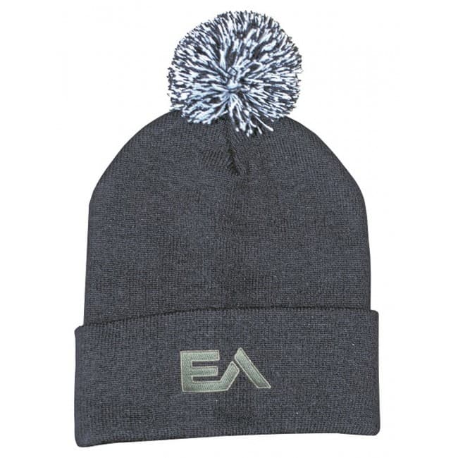 Custom Printed Acrylic Beanie with Pom Pom - Image 1