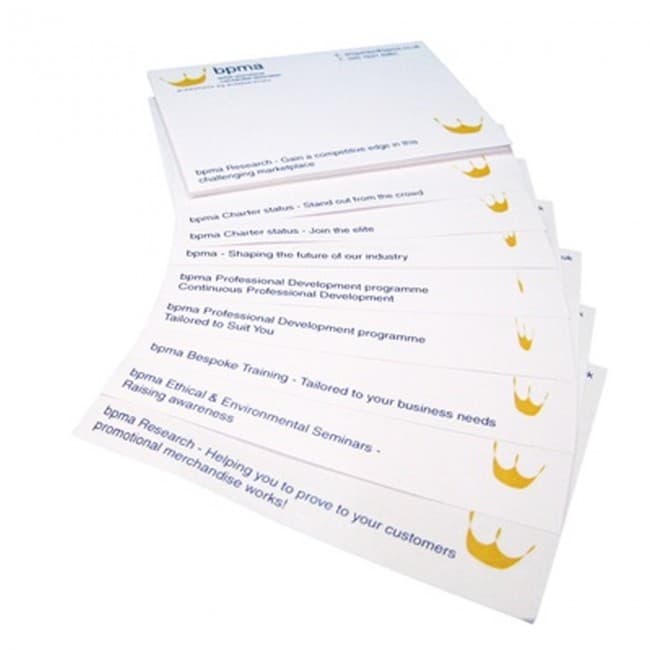 Custom Printed NoteStix Variable Print Sticky Note 75x75mm 50 sheets