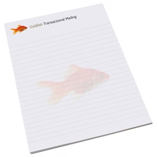 Custom Printed Writing Pad A6 50 sheets