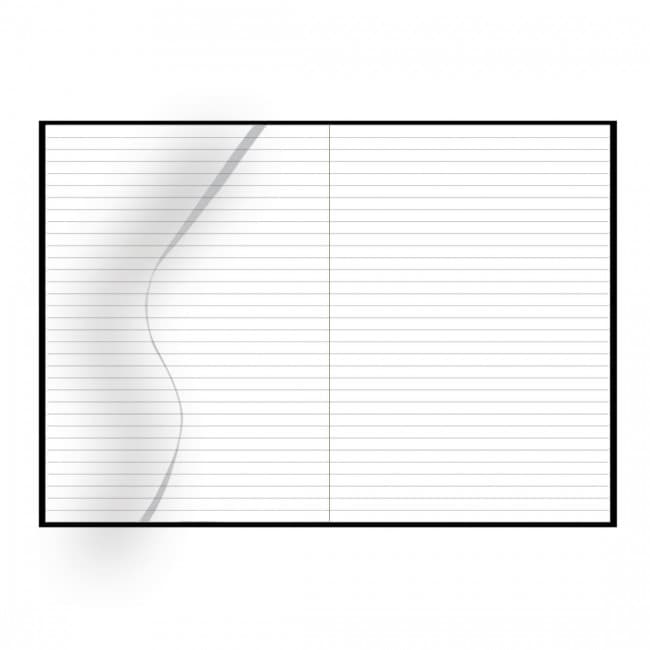 Custom Printed Large Classic Collection Notebook Ruled Paper Matra - Image 1