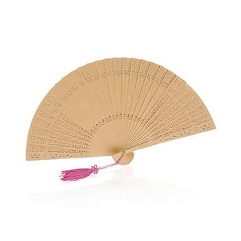 Custom Printed Hand Fan Madera