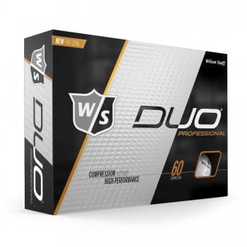 Wilson Staff Duo Pro White Urethane Printed Golf Balls