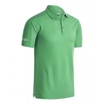 Callaway Gent'S Box Jaquard Golf Polo With Embroidery To 1 Position