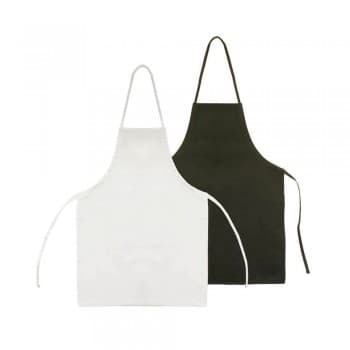 Black Poly Cotton Apron