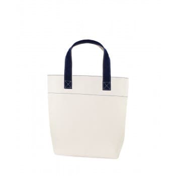 Kaa Canvas Shopper Navy Trim 16oz