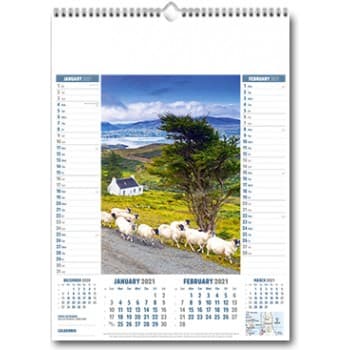 Caledonia Wall Calendar