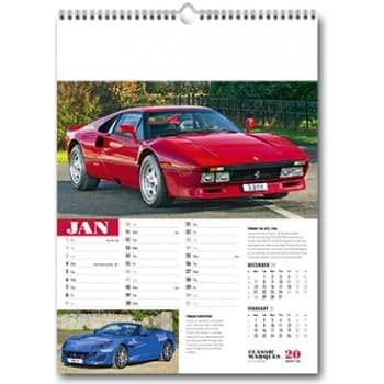 Classic Marques - Past & Present Wall Calendar