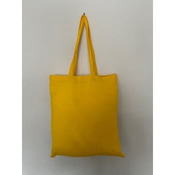 Yellow Coloured 5oz Cotton Shopper