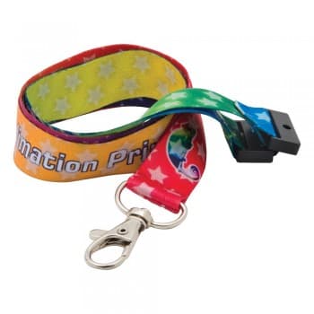 20mm Dye Sublimation Print Lanyard UK Made