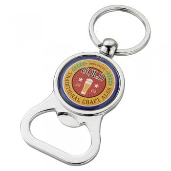 Bottle Opener Alloy Injection Keyring UK Stock