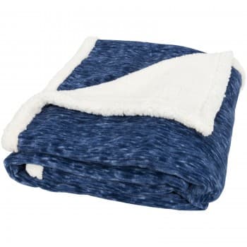 Sam heathered fleece plaid blanket