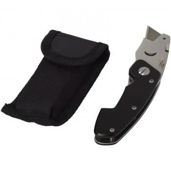 Cutz foldable utility knife and pouch