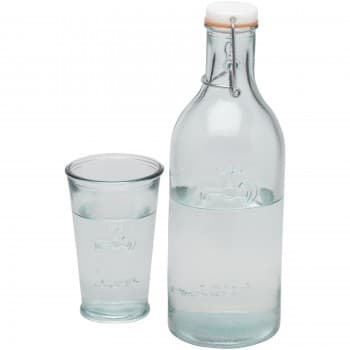 Ford water carafe made from recycled glass