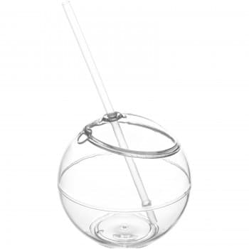 Fiesta 580 ml beverage ball with straw