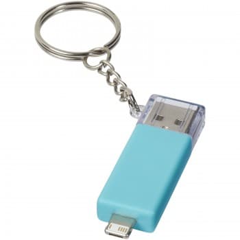 Slot 2-in-1 charging keychain