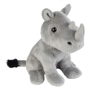 Custom Printed 18cm Rhino Plush