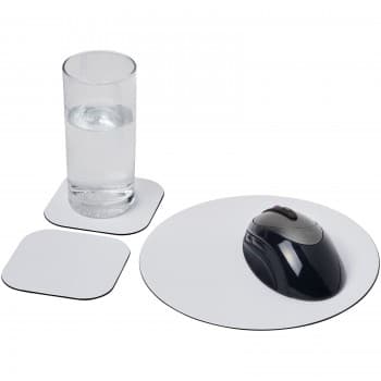 Brite-Mat® mouse mat and coaster set combo 6