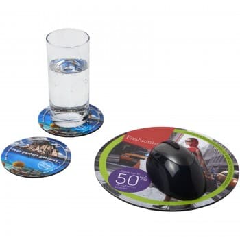 Q-Mat® mouse mat and coaster set combo 5