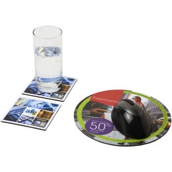 Q-Mat® mouse mat and coaster set combo 6