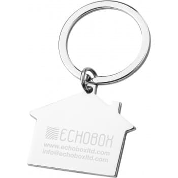 House Metal Keyring