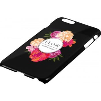 iPhone 5, 6, 7, 8 or X Case Hard Shell Black or Transparent