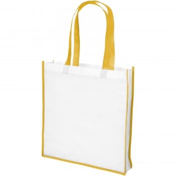 Contrast large non-woven shopping tote bag