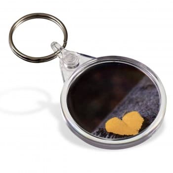 Round Picto Keyring